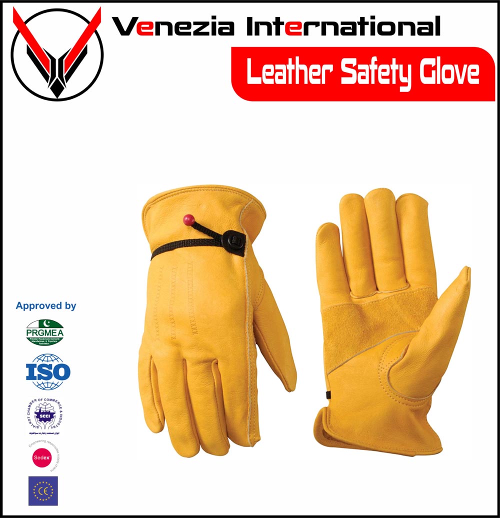 Leather Safety Gloves