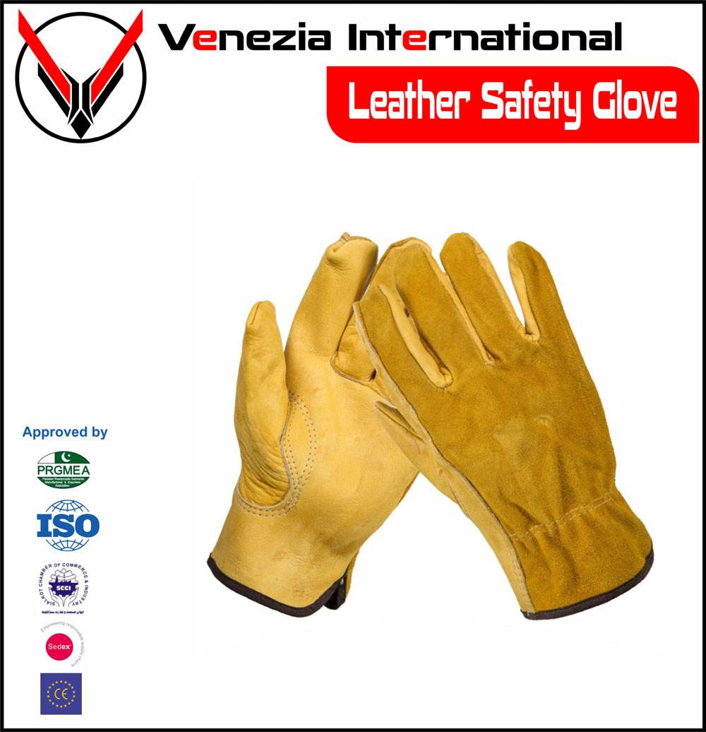 LEATHER SAFETY GLOVES