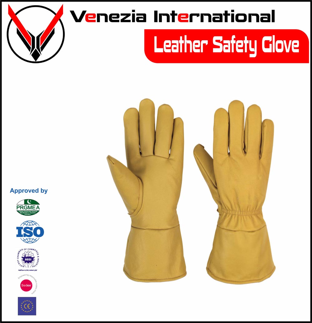 Leather Safety Gloves